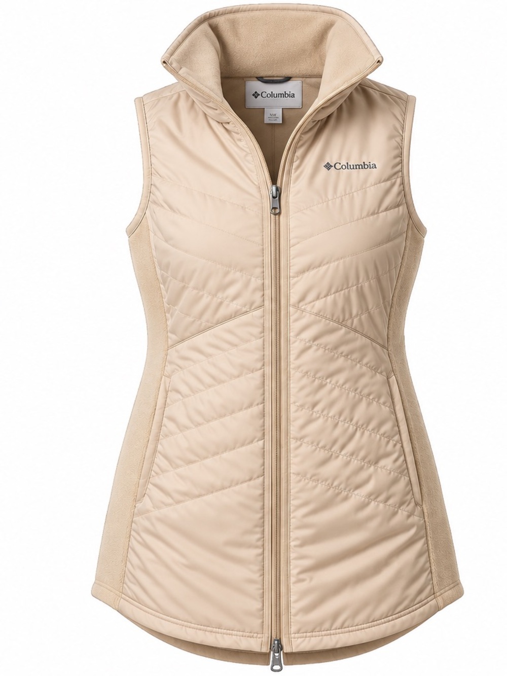 NWT Columbia Mix It Around Long Vest XXL Ancient Fossil Omni-Shield $55